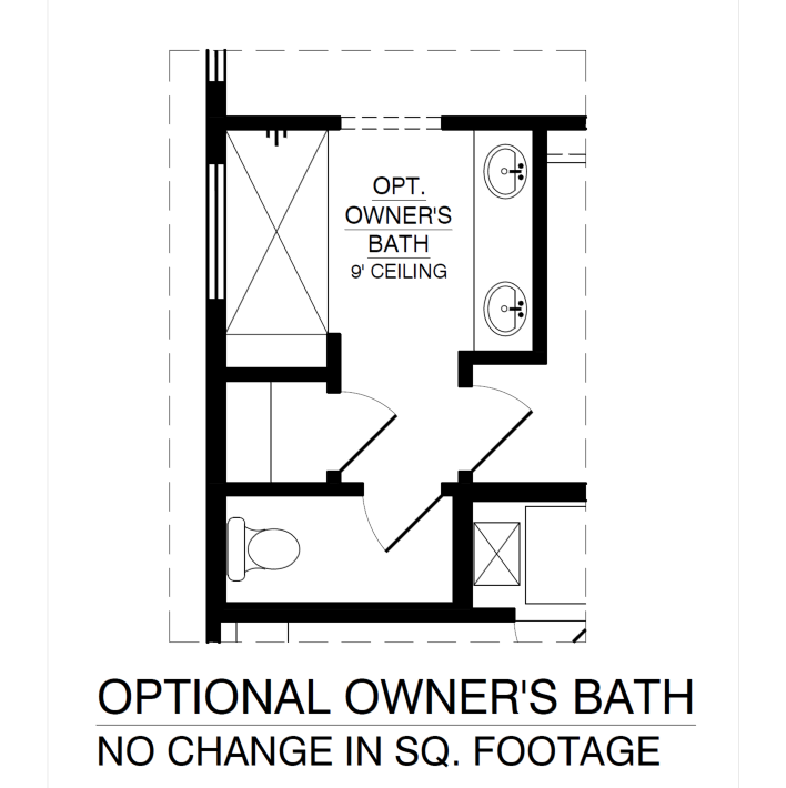 Optional Owners Bath