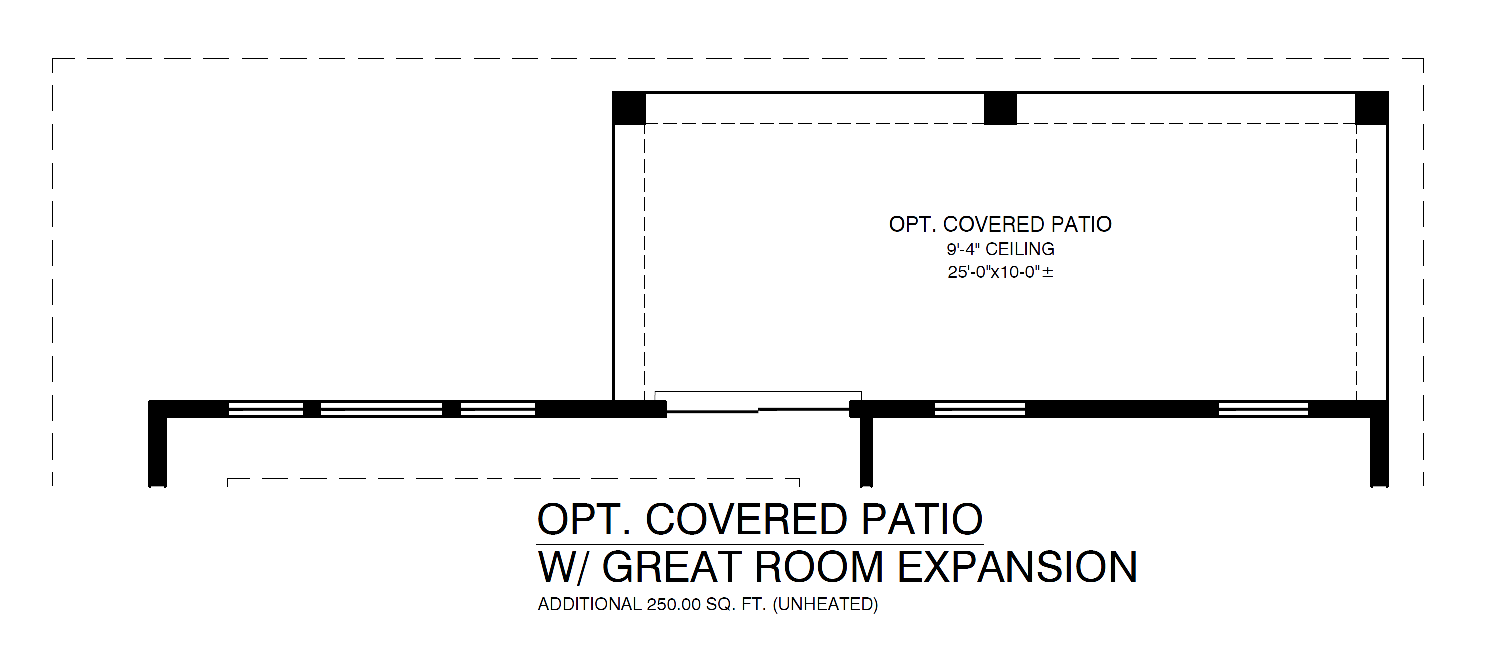 Optional Covered Patio With Great Room Expansion