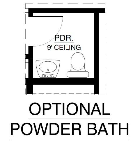 Optional Powder Room