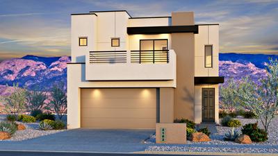 Modern Elevation with open deck